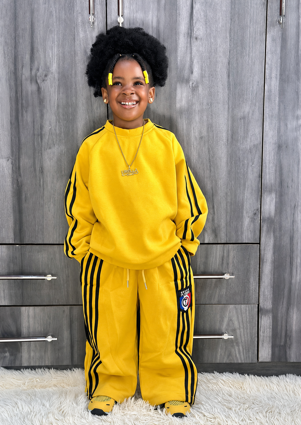 Ready to wear yellow tracksuit still